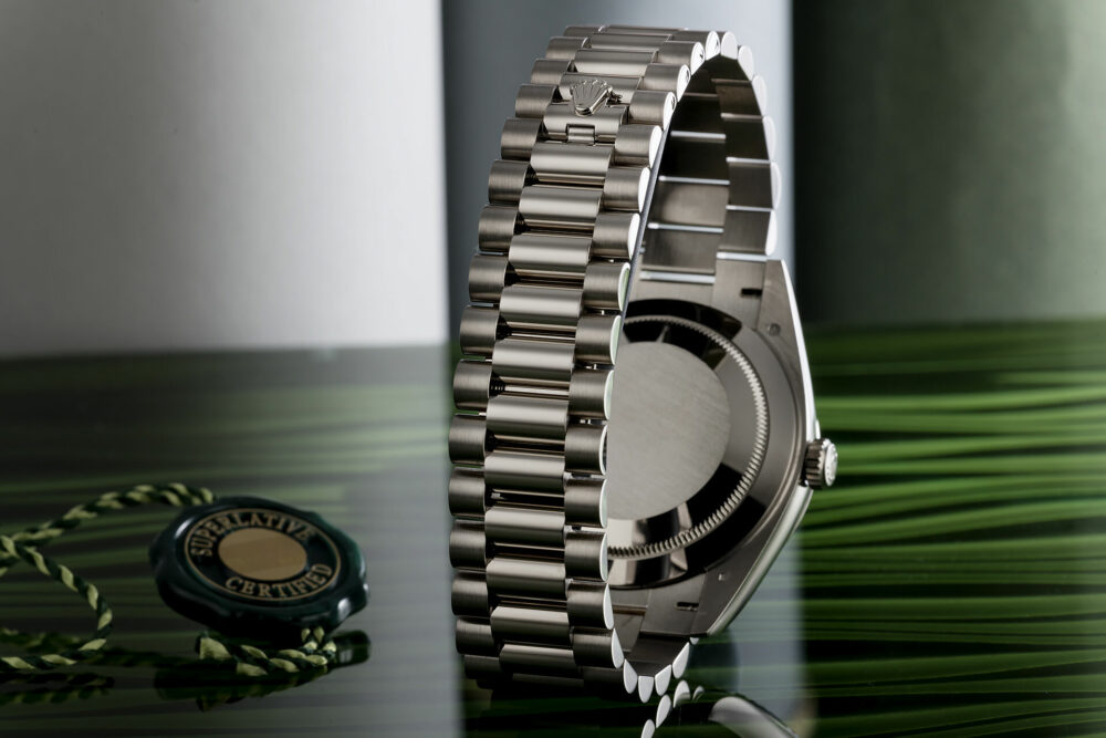 *INSANE ODDS WARNING* Win a 2024 60th anniversary White Gold Olive Day-Date or £29,000 cash!! - Image 5